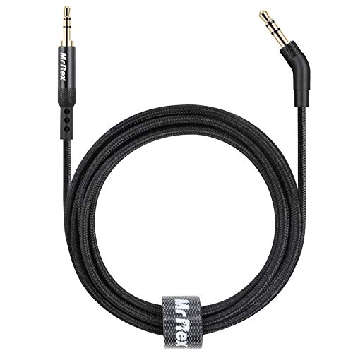 Mr Rex 2,5mm auf 3,5mm Kopfhörer Ersatz-Audiokabel Klinkenkabel Kompatibel mit Bose 700 QuietComfort QC35 QC25 Kopfhörer, JBL E45BT E55BT E65BTNC & AKG Y55 Y50 Y45BT Kopfhörer (3m / 10 ft, Schwarz) von Mr Rex