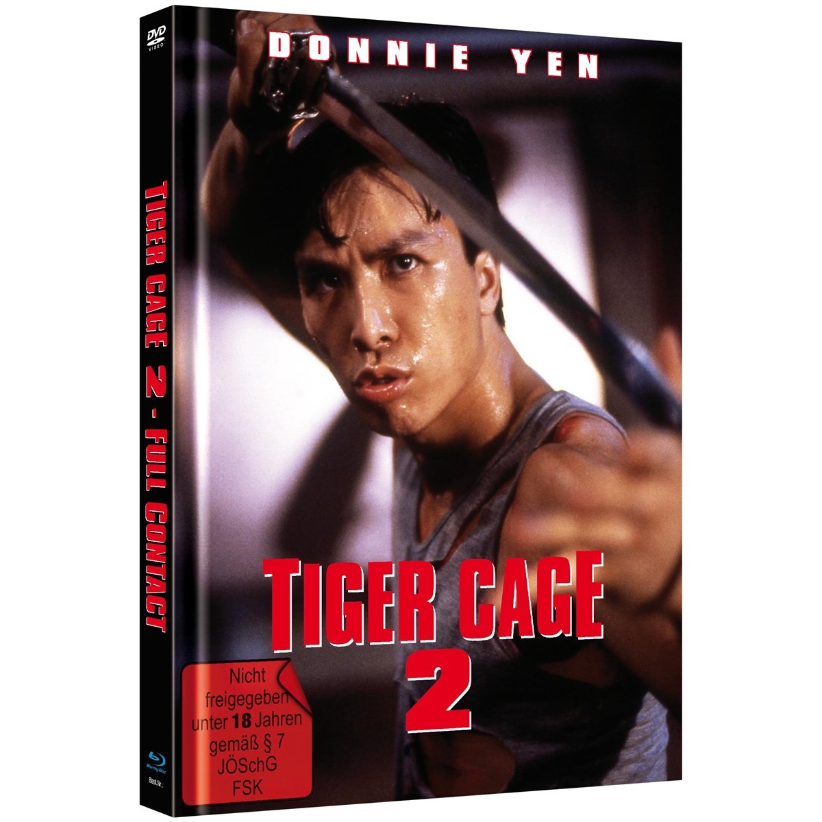 TIGER CAGE 2 aka Full Contact - Limited Mediabook Edition - Cover B [Blu-ray & DVD] von Mr. Banker Films (MIG Film) / Cargo Records