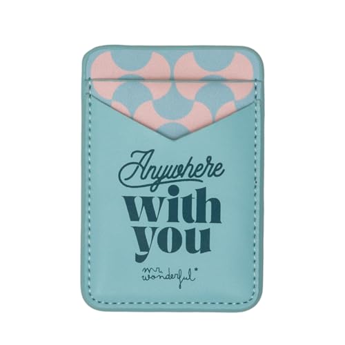 Mr.Wonderful – Selbstklebende Kartenhalterung für Telefon – Anywhere with You von Mr. Wonderful