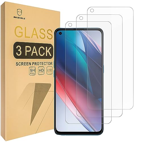 Mr.Shield Schutzfolie Kompatibel mit Oppo Find X3 Lite [3 Stück] Schutzglas Schutzglasfolie 9H Härte, HD Klare Displayschutzfolie von Mr.Shield