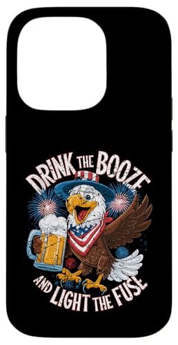 Hülle für iPhone 14 Pro Patriotischer Adler Trink den Alkohol und zünde die von Mrpotts73 4. Juli