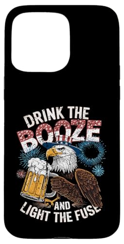 Hülle für iPhone 15 Pro Max Patriotischer Adler Trink den Alkohol und zünde die von Mrpotts73 4. Juli