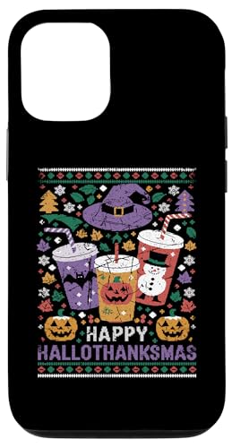 Hülle für iPhone 14 Fröhliches Hallothanksmas, Halloween, Thanksgiving von Mrpotts73 Hässlicher Pullover