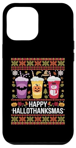 Hülle für iPhone 15 Plus Fröhliches Hallothanksmas, Halloween, Thanksgiving von Mrpotts73 Hässlicher Pullover