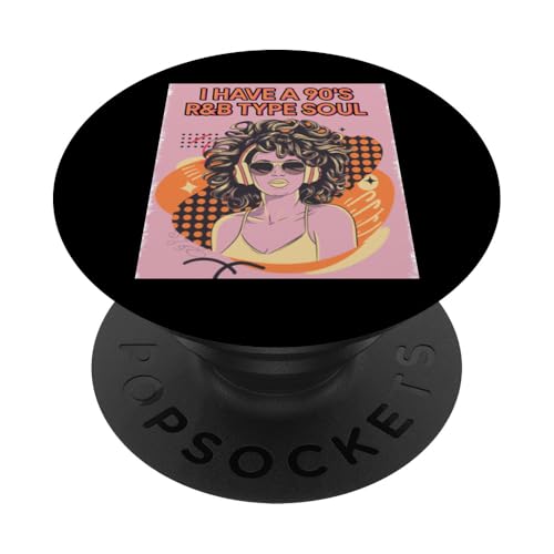 Ich habe einen 90er-Jahre-R&B-Typ-Soul-Musikliebhaber PopSockets mit austauschbarem PopGrip von Mrpotts73 Musik