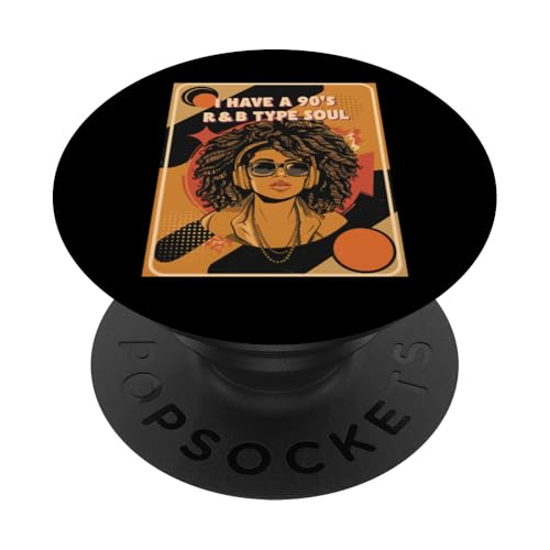 Ich habe einen 90er-Jahre-R&B-Typ-Soul-Musikliebhaber PopSockets mit austauschbarem PopGrip von Mrpotts73 Musik