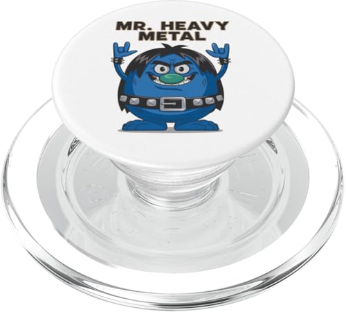 Mr. Heavy Metal Rockmusik Death Metal PopSockets PopGrip für MagSafe von Mrpotts73 Musik