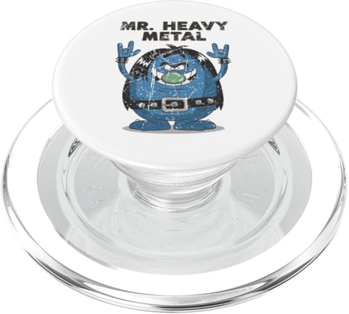 Mr. Heavy Metal Rockmusik Death Metal PopSockets PopGrip für MagSafe von Mrpotts73 Musik