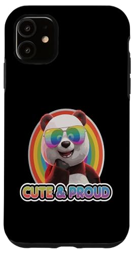 Hülle für iPhone 11 Niedlicher und stolzer Regenbogen-Panda-Pride-Monat von Mrpotts73 Pride-Monat