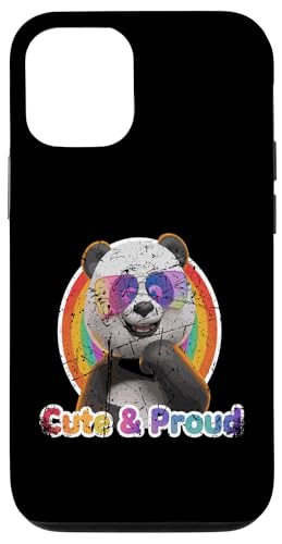 Hülle für iPhone 12/12 Pro Niedlicher und stolzer Regenbogen-Panda-Pride-Monat von Mrpotts73 Pride-Monat