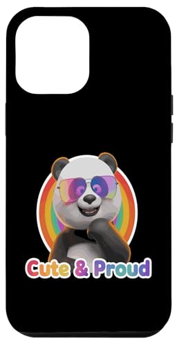 Hülle für iPhone 12 Pro Max Niedlicher und stolzer Regenbogen-Panda-Pride-Monat von Mrpotts73 Pride-Monat