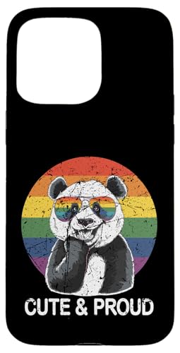 Hülle für iPhone 15 Pro Max Niedlicher und stolzer Regenbogen-Panda-Pride-Monat von Mrpotts73 Pride-Monat