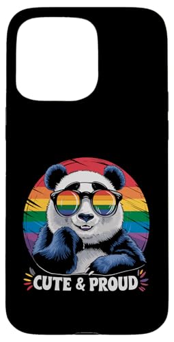 Hülle für iPhone 15 Pro Max Niedlicher und stolzer Regenbogen-Panda-Pride-Monat von Mrpotts73 Pride-Monat