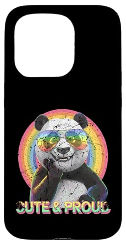 Hülle für iPhone 15 Pro Niedlicher und stolzer Regenbogen-Panda-Pride-Monat von Mrpotts73 Pride-Monat