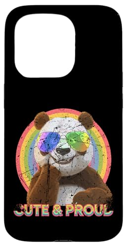 Hülle für iPhone 15 Pro Niedlicher und stolzer Regenbogen-Panda-Pride-Monat von Mrpotts73 Pride-Monat