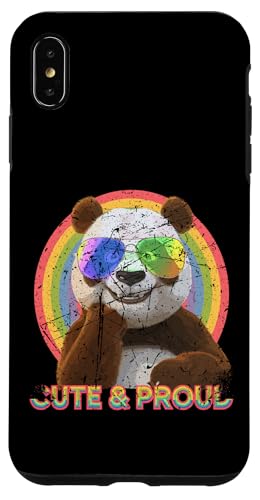 Hülle für iPhone XS Max Niedlicher und stolzer Regenbogen-Panda-Pride-Monat von Mrpotts73 Pride-Monat