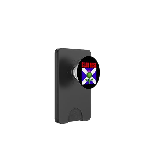 Clan Rose Tartan Schottischer Familienname Scotland Pride PopSockets PopWallet für MagSafe von Mrpotts73 Schottischer Löwe