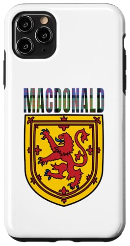 Hülle für iPhone 11 Pro Max Clan McDonald Tartan Schottischer Familienname Scotland von Mrpotts73 Schottischer Löwe