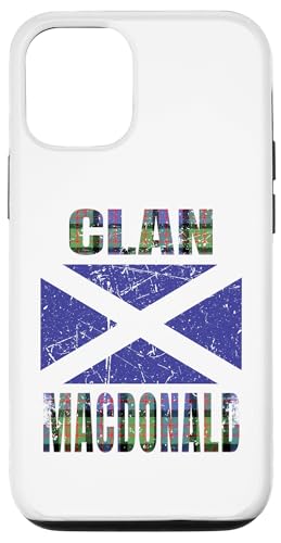 Hülle für iPhone 12/12 Pro Clan McDonald Tartan Schottischer Familienname Scotland von Mrpotts73 Schottischer Löwe