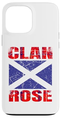 Hülle für iPhone 13 Pro Max Clan Rose Tartan Schottischer Familienname Scotland Pride von Mrpotts73 Schottischer Löwe