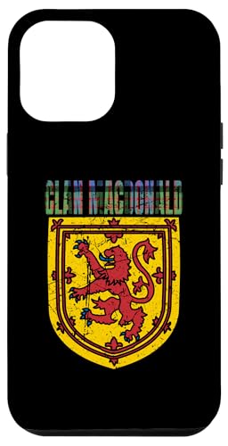 Hülle für iPhone 14 Plus Clan McDonald Tartan Schottischer Familienname Scotland von Mrpotts73 Schottischer Löwe