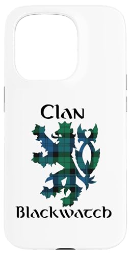 Hülle für iPhone 15 Pro Clan Blackwatch Tartan schottischer Familienname Scotland von Mrpotts73 Schottischer Löwe