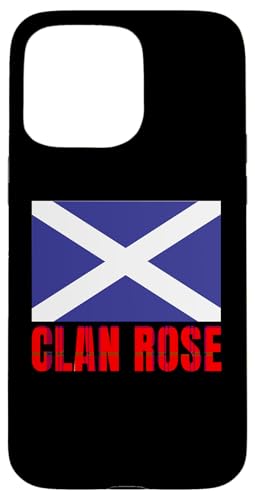 Hülle für iPhone 15 Pro Max Clan Rose Tartan Schottischer Familienname Scotland Pride von Mrpotts73 Schottischer Löwe