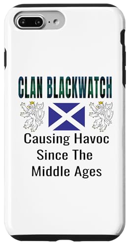 Hülle für iPhone 7 Plus/8 Plus Clan Blackwatch Tartan schottischer Familienname Scotland von Mrpotts73 Schottischer Löwe