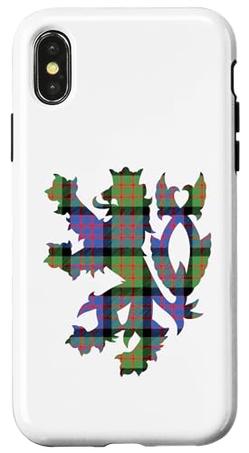 Hülle für iPhone X/XS Clan McDonald Tartan Schottischer Familienname Scotland von Mrpotts73 Schottischer Löwe