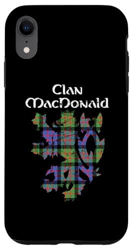 Hülle für iPhone XR Clan McDonald Tartan Schottischer Familienname Scotland von Mrpotts73 Schottischer Löwe