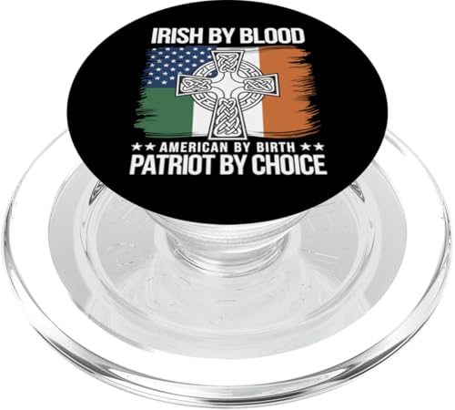 Ire von Blut, gebürtiger Amerikaner, Patriot aus eigener PopSockets PopGrip für MagSafe von Mrpotts73 St. Paddy's Day