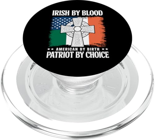 Ire von Blut, gebürtiger Amerikaner, Patriot aus eigener PopSockets PopGrip für MagSafe von Mrpotts73 St. Paddy's Day