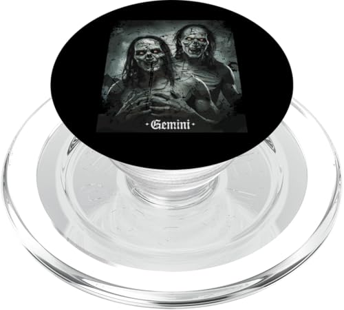 Zombie-Zwillinge-Horror-Sternzeichen-Design PopSockets PopGrip für MagSafe von Mrpotts73 Sternzeichen