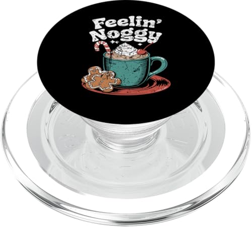 Feelin' Noggy Holiday Eggnog Lustiges PopSockets PopGrip für MagSafe von Mrpotts73 Weihnachten