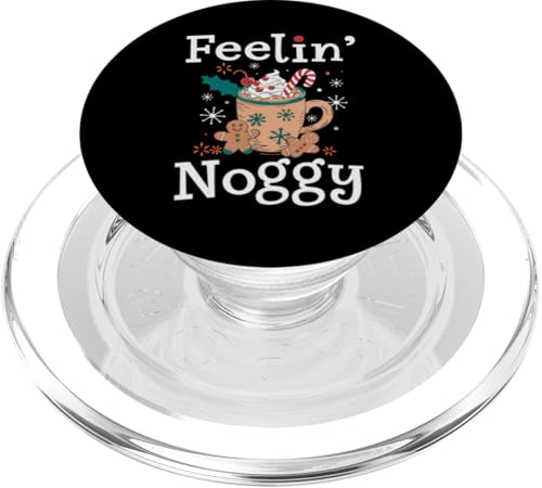 Feelin' Noggy Holiday Eggnog Lustiges PopSockets PopGrip für MagSafe von Mrpotts73 Weihnachten