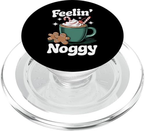 Feelin' Noggy Holiday Eggnog Lustiges PopSockets PopGrip für MagSafe von Mrpotts73 Weihnachten