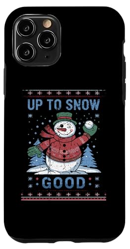 Hülle für iPhone 11 Pro Bis zu Schnee, guter lustiger Schneemann, hässlicher von Mrpotts73 Weihnachten