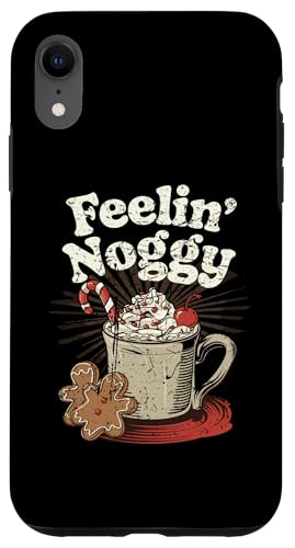 Hülle für iPhone XR Feelin' Noggy Holiday Eggnog Lustiges von Mrpotts73 Weihnachten