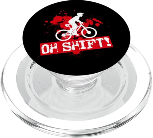 Enduro MTB Mountainbike Reiten Downhill Pun Vintage Oh PopSockets PopGrip für MagSafe von Mtb Mountain Bike Riding Biking Cycling Biker DA0