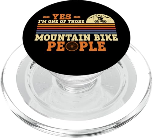 Enduro MTB Mountainbike Reiten Downhill Vintage Retro Ja, PopSockets PopGrip für MagSafe von Mtb Mountain Bike Riding Biking Cycling Biker DA0