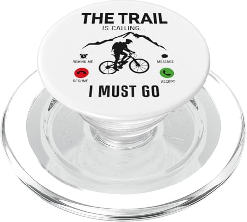 Enduro MTB Mountainbike Riding Downhill Phone Display The PopSockets PopGrip für MagSafe von Mtb Mountain Bike Riding Biking Cycling Biker DA0