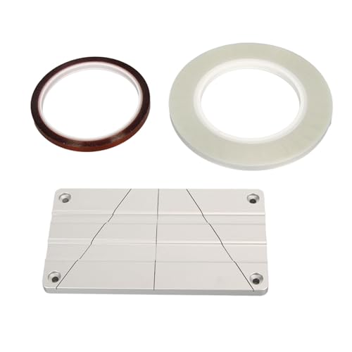 Mtlavish Professional 1/2 und 1/4 Zoll Spleißblock Kit ideal für Revoxsonido Open Reel Tape Media mit inklusivem Spleißband und Leader -Band für Studio- und Mtlavish Professional 1/2 und 1/4 Zoll Spleißblock Kit ideal für Revoxsonido Open Reel Tape Media mit inklusivem Spleißband und Leader -Band für Studio- und von Mtlavishness