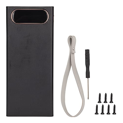 Mtlavishness 6 L16 16X18650 Power Bank 2 USB-Ausgang Batteriegehäuse mit LCD-Display und Typ-Eingangsanschluss weiß (Schwarz) von Mtlavishness