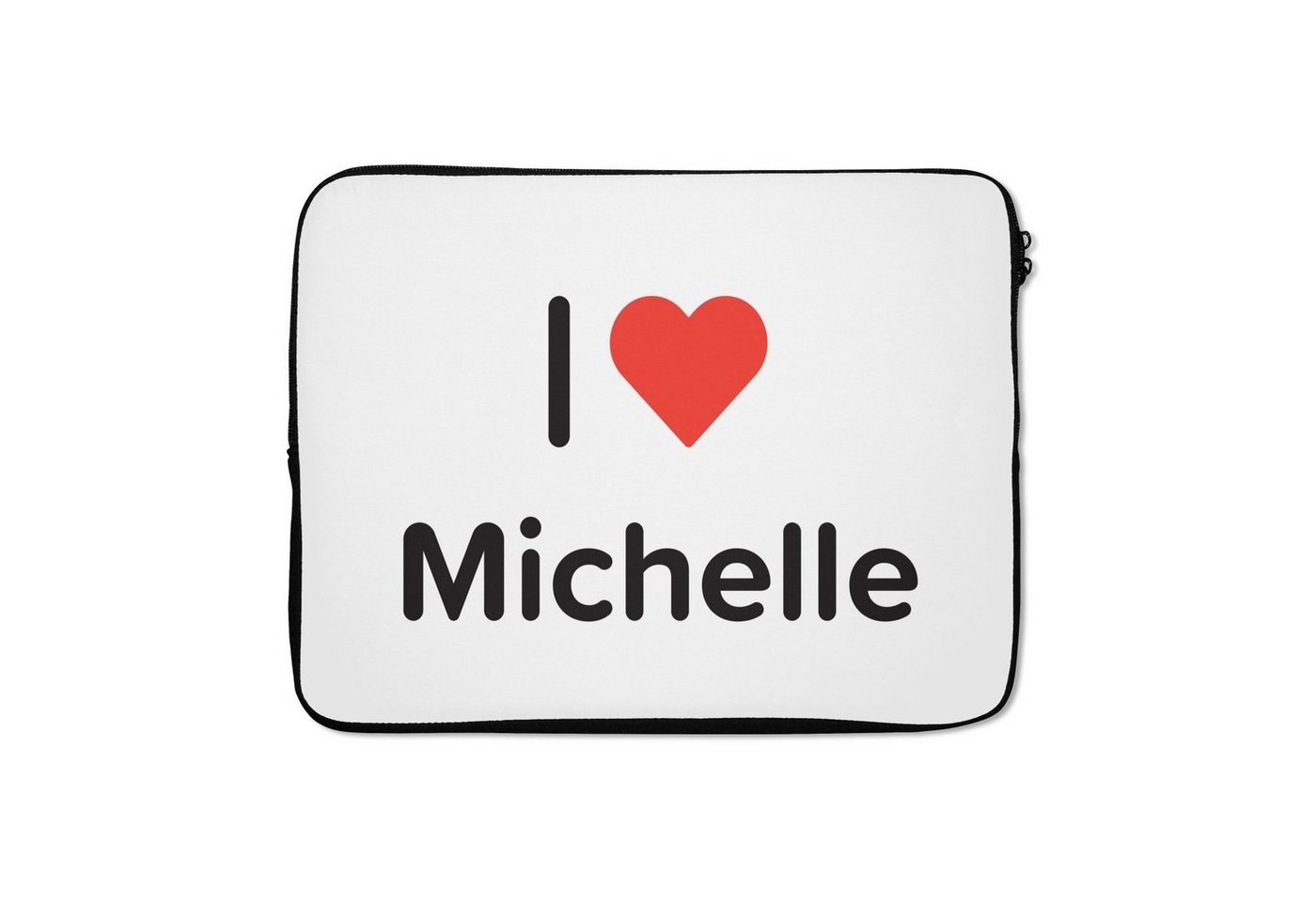 MuchoWow Laptop-Hülle Ich liebe - Michelle - Mädchen von MuchoWow