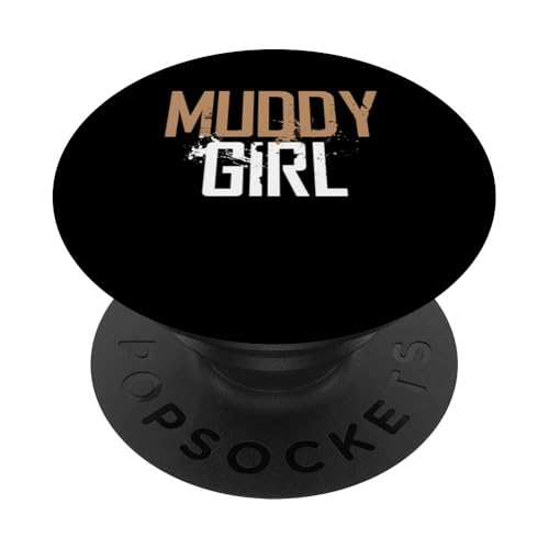 Muddy Girl Mud Running Mud Runner PopSockets mit austauschbarem PopGrip von Mud Run Designs Idee Hindernislauf