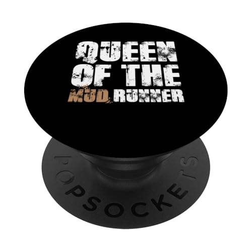 Queen Of The Mud Runner Mud Running Mud Runner PopSockets mit austauschbarem PopGrip von Mud Run Designs Idee Hindernislauf