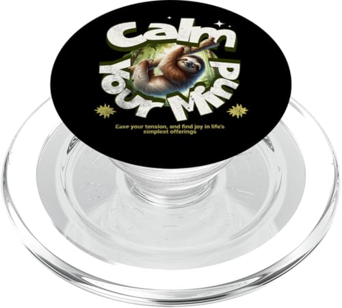 Ease Your Tension Streetwear | Calm Your Mind Geschenk für Jugendliche PopSockets PopGrip für MagSafe von Mugambo Streetwear Fashion Design for Gift Ideas