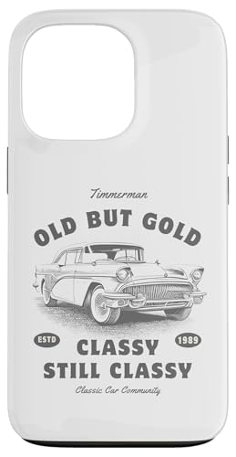 Hülle für iPhone 13 Pro Classic Car Streetwear | Beste Auto-Antiquitäten-Liebhaber Geschenkidee von Mugambo Streetwear Fashion Design for Gift Ideas