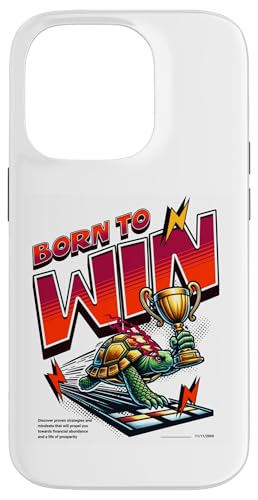 Hülle für iPhone 14 Pro Born to Win Streetwear | Motivierende Geschenkidee für Jugendliche von Mugambo Streetwear Fashion Design for Gift Ideas