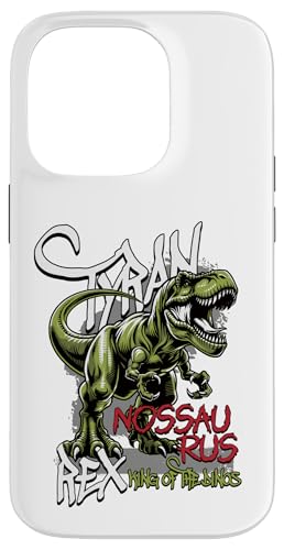 Hülle für iPhone 14 Pro Tyranossaurus Rex Street Art | Streetwear Geschenk für Jugendliche von Mugambo Streetwear Fashion Design for Gift Ideas